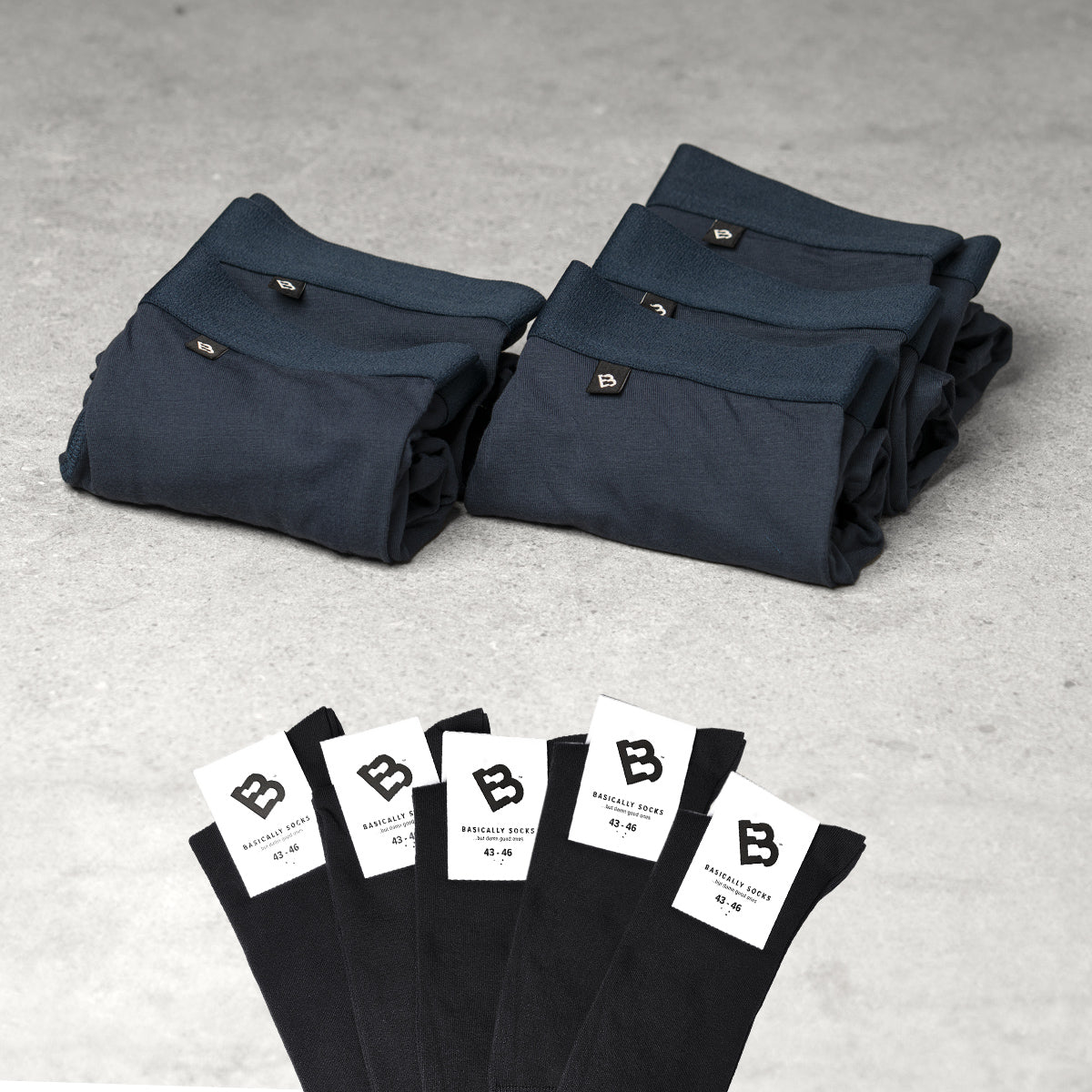 5 Par Boxers + 5 Strumpor