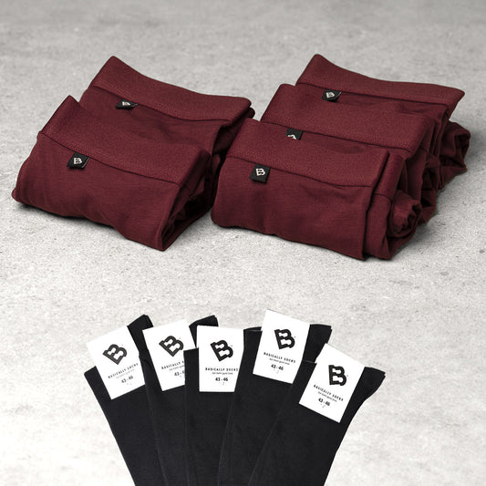 5 Par Boxers + 5 Strumpor