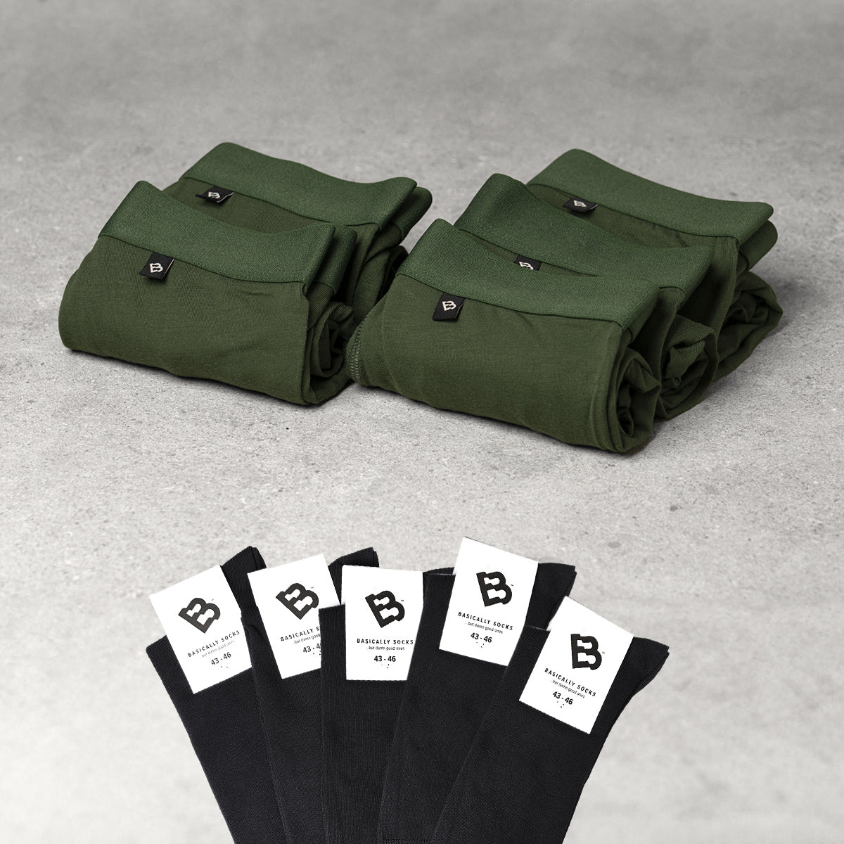 5 Par Boxers + 5 Strumpor