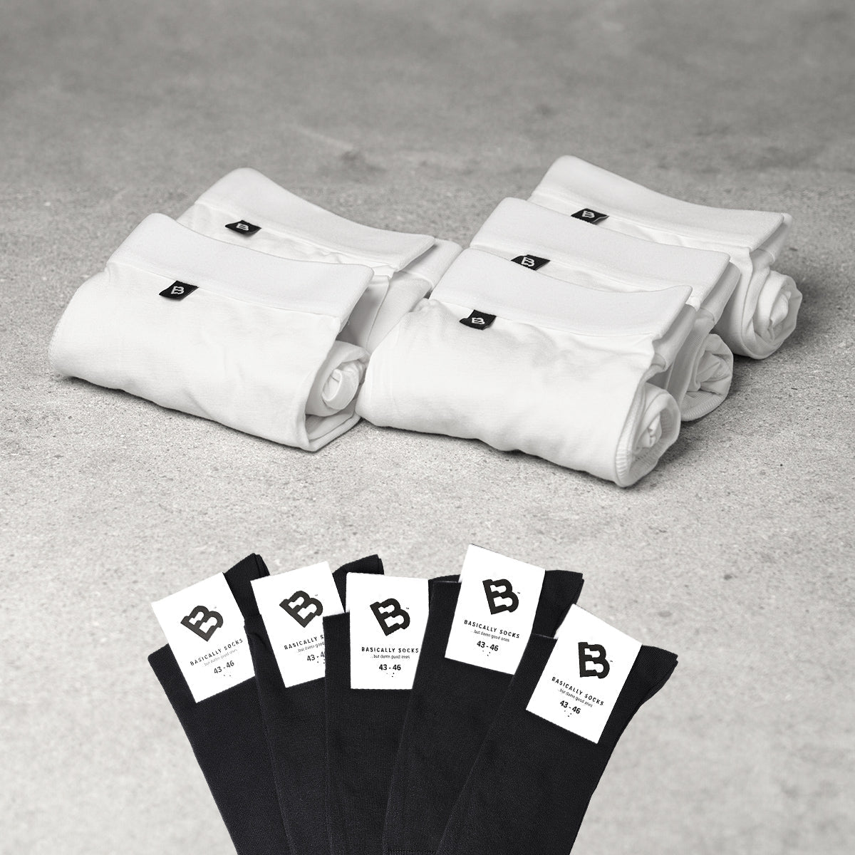 5 Par Boxers + 5 Strumpor